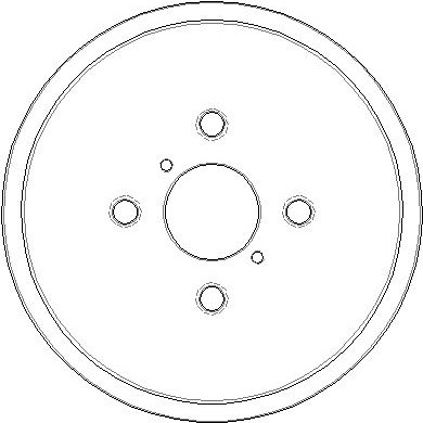 Tambour de frein National NDR374