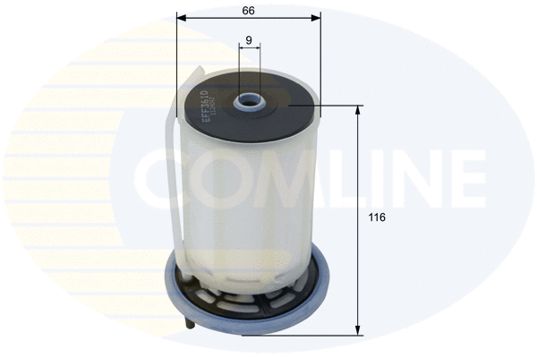 Filtre à carburant COMLINE EFF361D