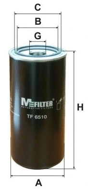 Filtre à huile MFILTER TF 6510