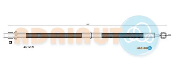 Flexible de frein ADRIAUTO 46.1209