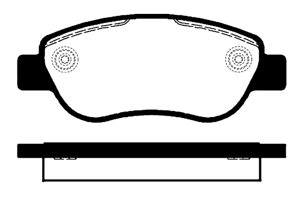 Kit de plaquettes de frein, frein à disque Technika 01694A