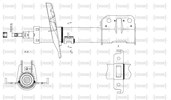 Amortisseur TOOR SG12410
