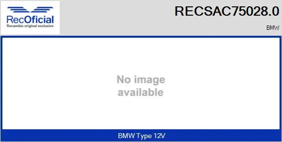 Compresseur, climatisation RECOFICIAL RECSAC75028.0