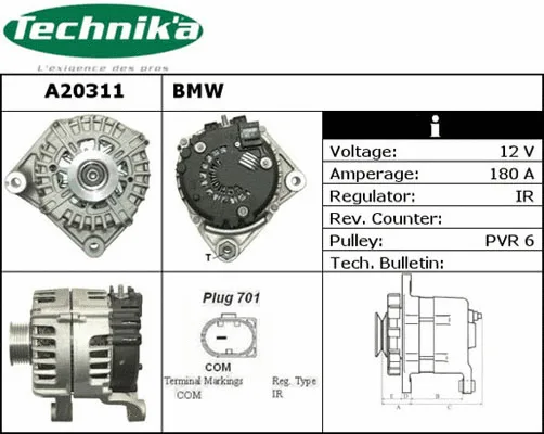 Alternateur Technika A20311