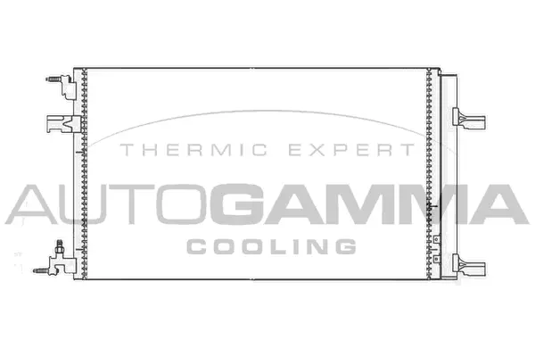 Condenseur, climatisation AUTOGAMMA 105712