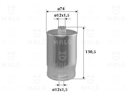 Filtre à carburant AKRON-MALÒ 1520146