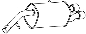 Silencieux arrière VEGAZ GmbH PGS-479