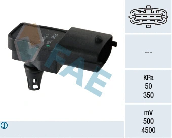 Capteur, pression de suralimentation FAE 15045