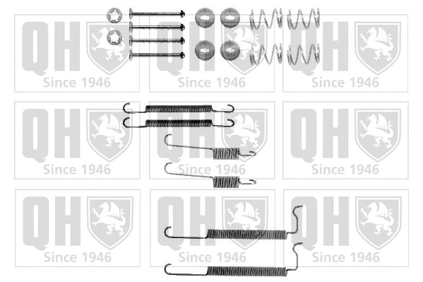Kit d'accessoires, mâchoire de frein QUINTON HAZELL BFK322