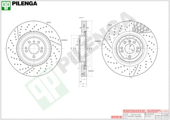 Disque de frein PILENGA V1007