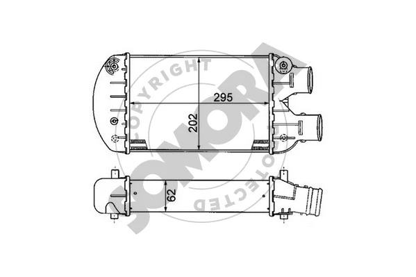 Refroidisseur d'air de suralimentation SOMORA 082245