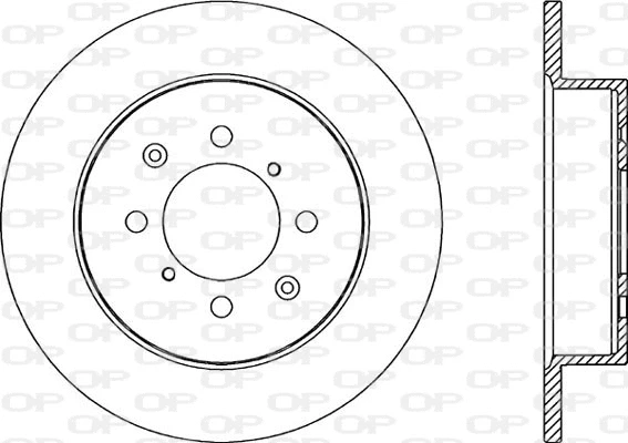 Disque de frein OPEN PARTS BDR2186.10