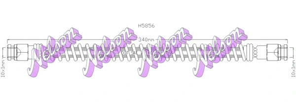 Flexible de frein KAWE H5856