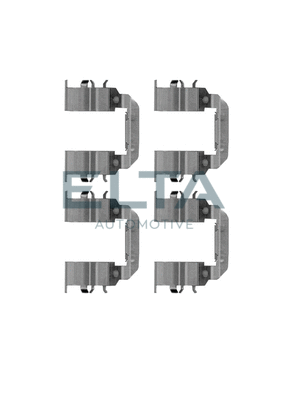 Kit d'accessoires, plaquette de frein à disque ELTA AUTOMOTIVE EA8733