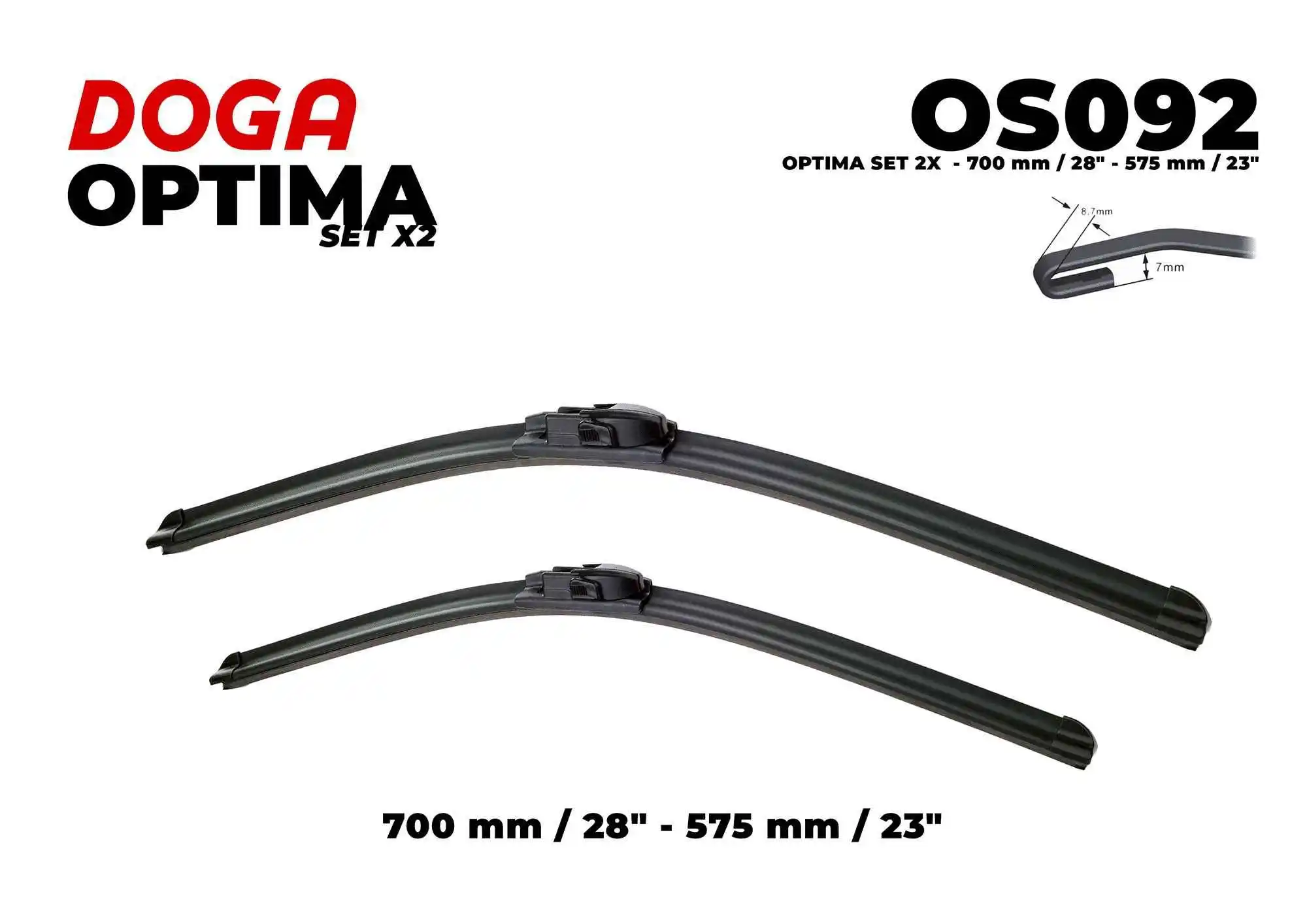 Balai d'essuie-glace DOGA OS092