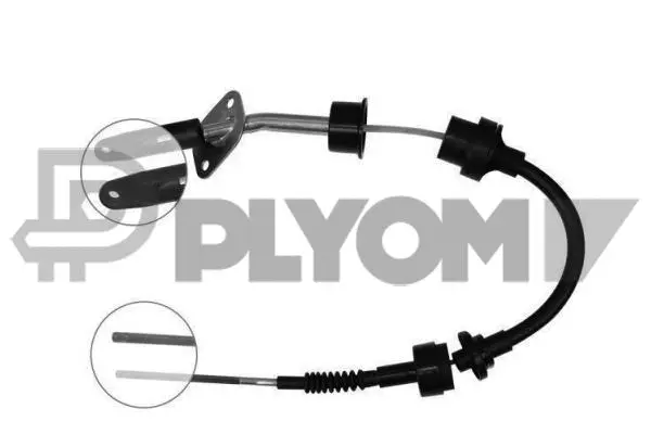 Tirette à câble, commande d'embrayage PLYOM P019020