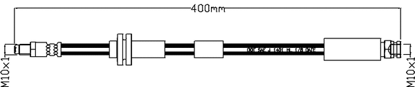 Flexible de frein JURATEK JBH1205