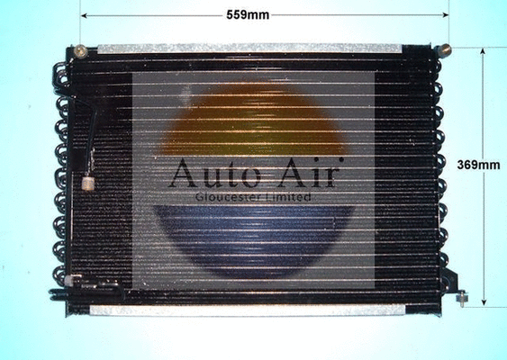 Condenseur, climatisation AUTO AIR GLOUCESTER 16-6535
