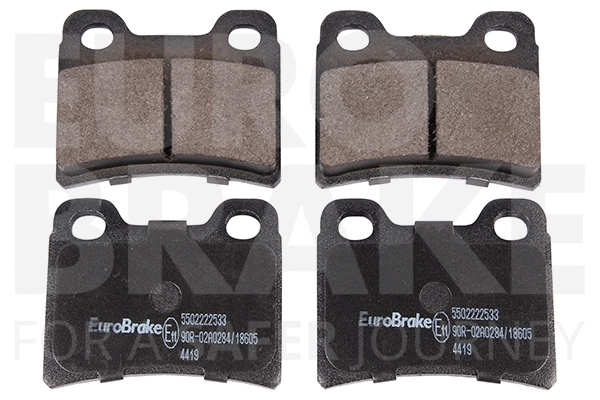 Kit de plaquettes de frein, frein à disque EUROBRAKE 5502222533
