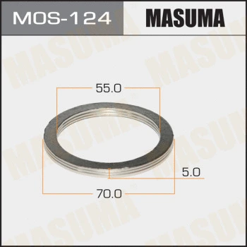 Bague d'étanchéité, tuyau d'échappement MASUMA MOS-124