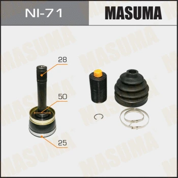 Jeu de joints, arbre de transmission MASUMA NI-71