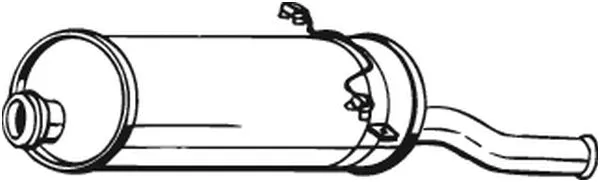 Silencieux arrière BOSAL 135-021