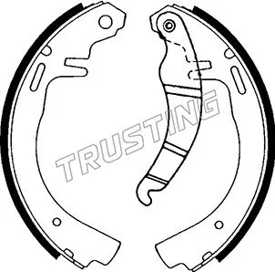 Jeu de mâchoires de frein TRUSTING 073.149