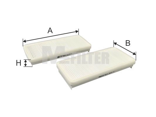 Filtre, air de l'habitacle MFILTER K 921-2