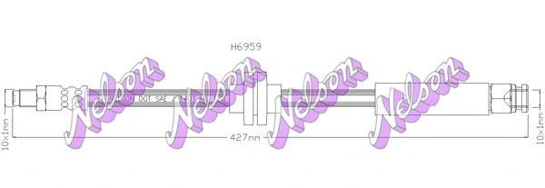 Flexible de frein KAWE H6959