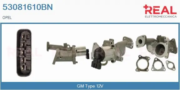 Vanne EGR REAL 53081610BN