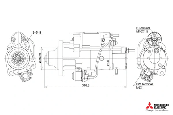 Démarreur KUTNAK AUTOMOTIVE 721623/M