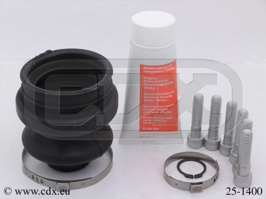 Jeu de joints-soufflets, arbre de commande CDX 25-1400