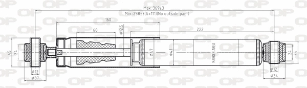 Amortisseur OPEN PARTS SAB8191.32