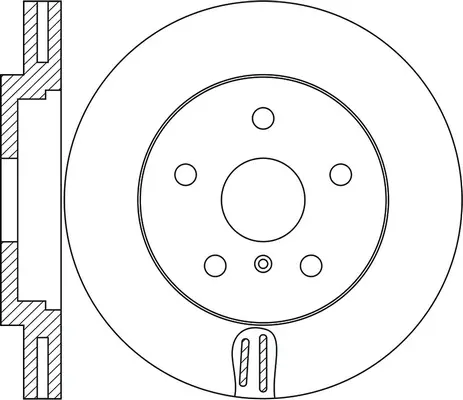 Disque de frein FIT FR1018V