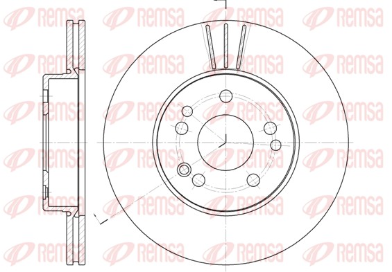 Disque de frein REMSA 6338.10