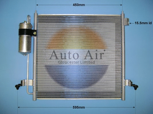 Condenseur, climatisation AUTO AIR GLOUCESTER 16-2090