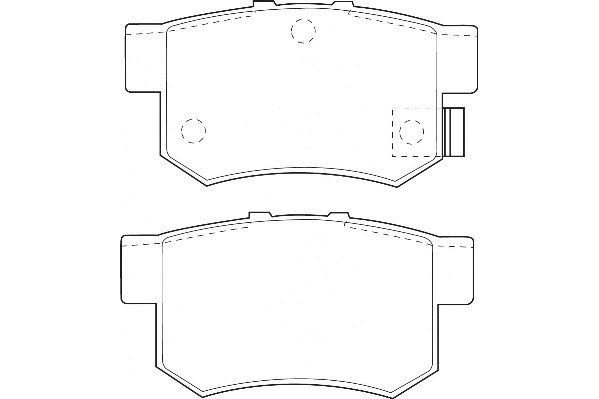 Kit de plaquettes de frein, frein à disque Omnicraft 2135711