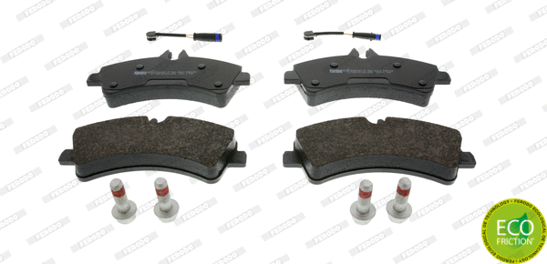 Kit de plaquettes de frein, frein à disque FERODO FVR4429