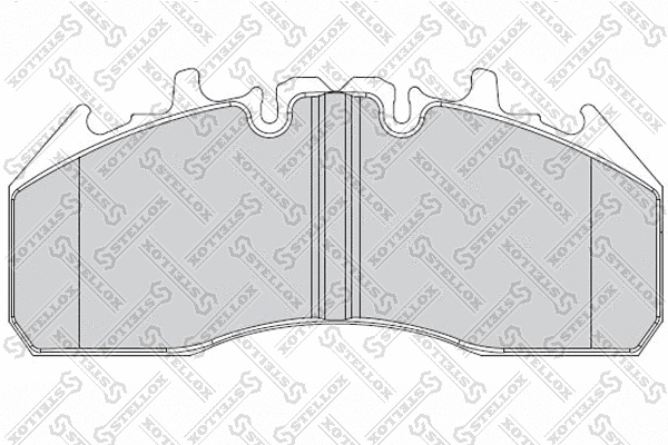 Kit de plaquettes de frein, frein à disque STELLOX 85-01432-SX