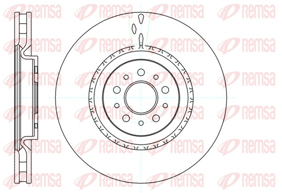 Disque de frein REMSA 61010.10