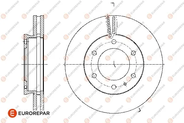 Disque de frein EUROREPAR 1667868480