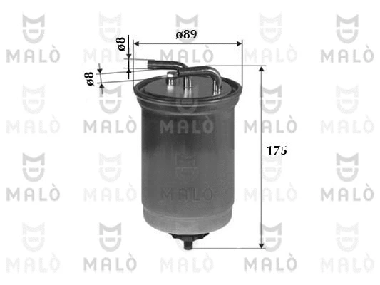 Filtre à carburant AKRON-MALÒ 1520107