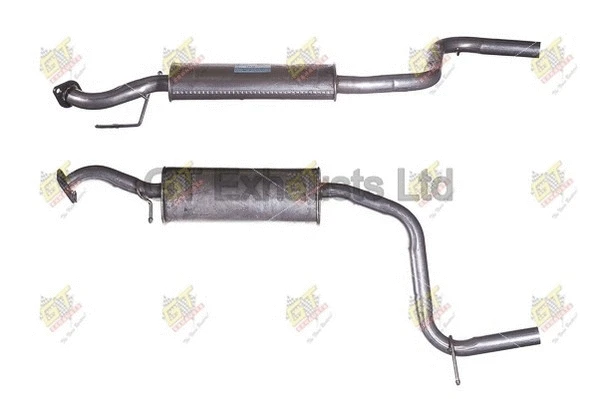 Silencieux central GT Exhausts GFE719