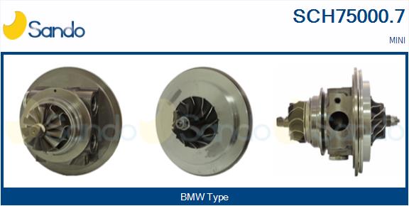 Groupe carter, turbocompresseur SANDO SCH75000.7
