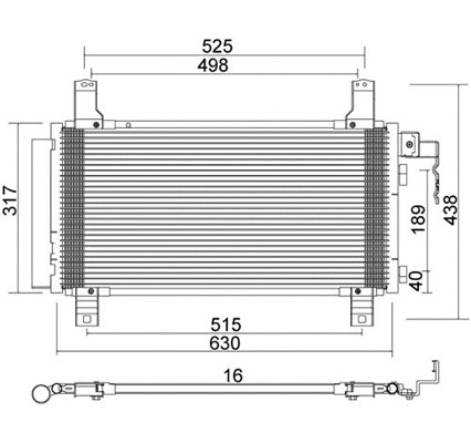 Condenseur, climatisation PowerMax 7110467