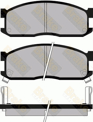 Kit de plaquettes de frein, frein à disque Brake ENGINEERING PA468