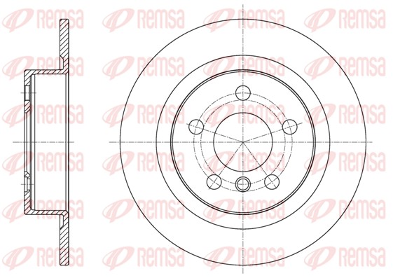 Disque de frein REMSA 61597.00