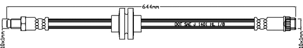 Flexible de frein JURATEK JBH1262