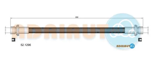 Flexible de frein ADRIAUTO 52.1296