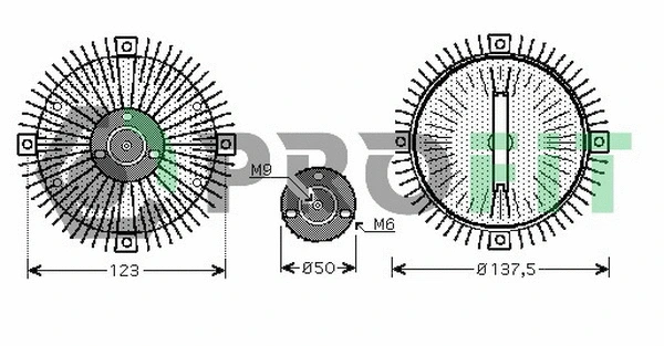 Embrayage, ventilateur de radiateur PROFIT 1720-1013